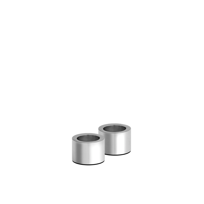 Lysestake Chrome 2 stk 2,3 cm