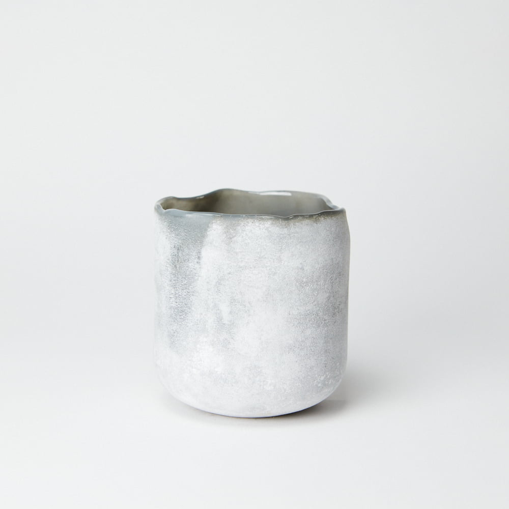 Halde telysholder 10cm grå