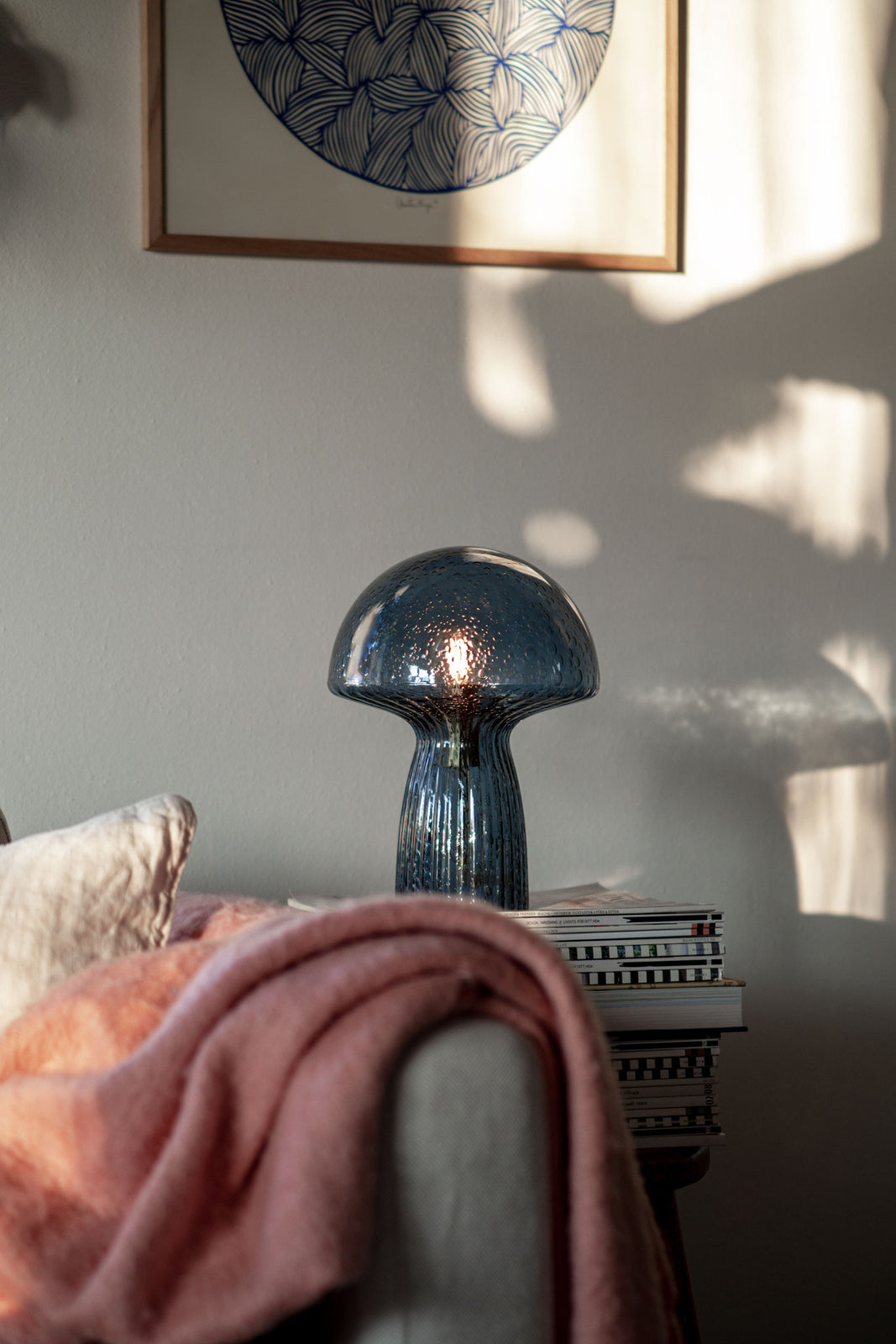 Bordlampe Fungo 22 blå Special Edition