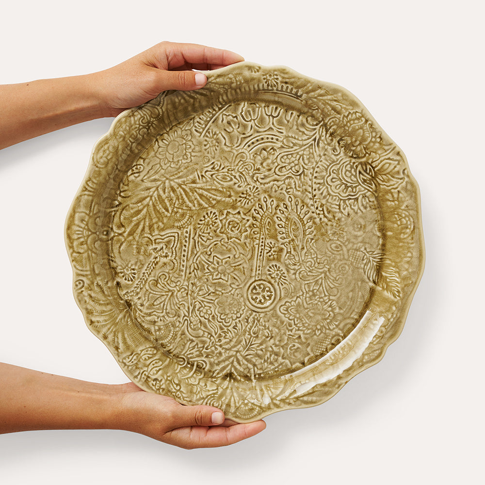 Serveringsfat 34 cm Sand