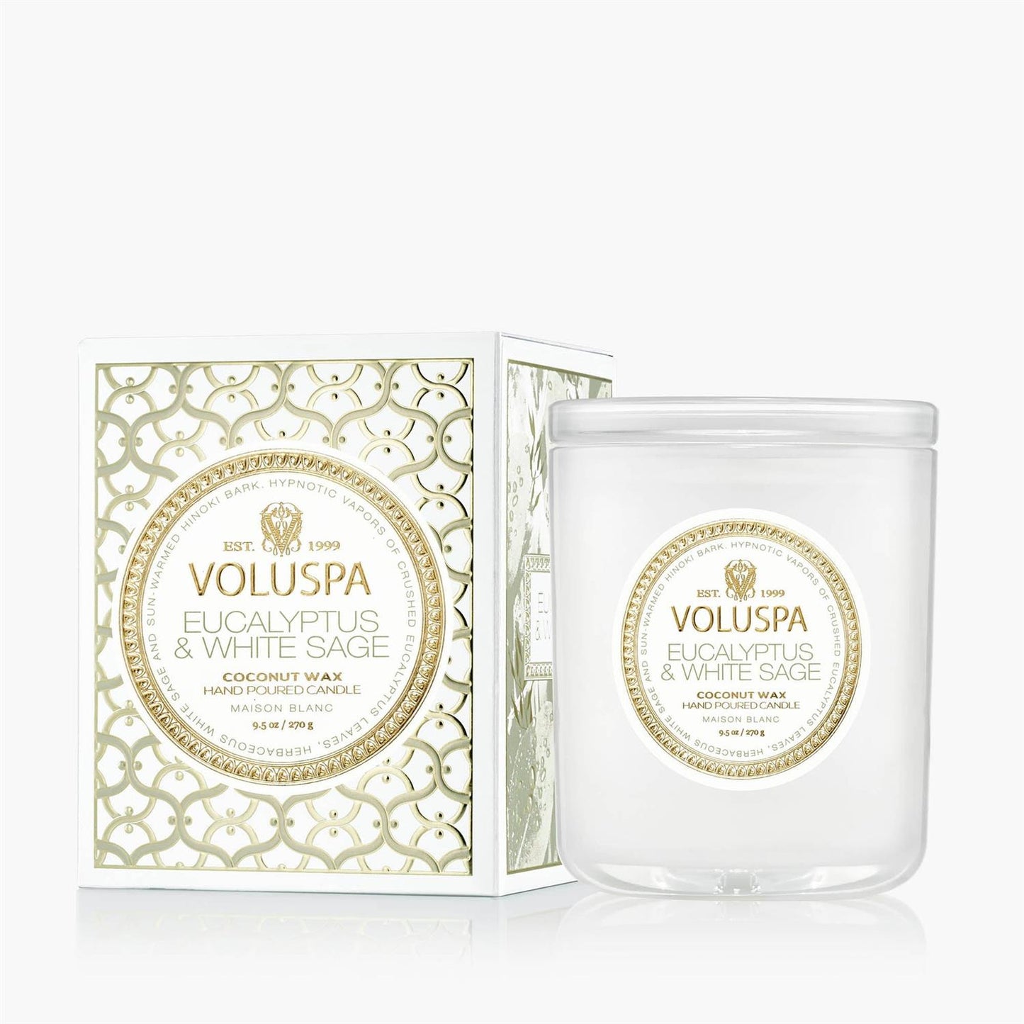 Eucalyptus & White Sage Classic Boxed Candle 60 Timer