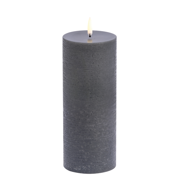 LED kubbelys grey rustic 7,8x20cm