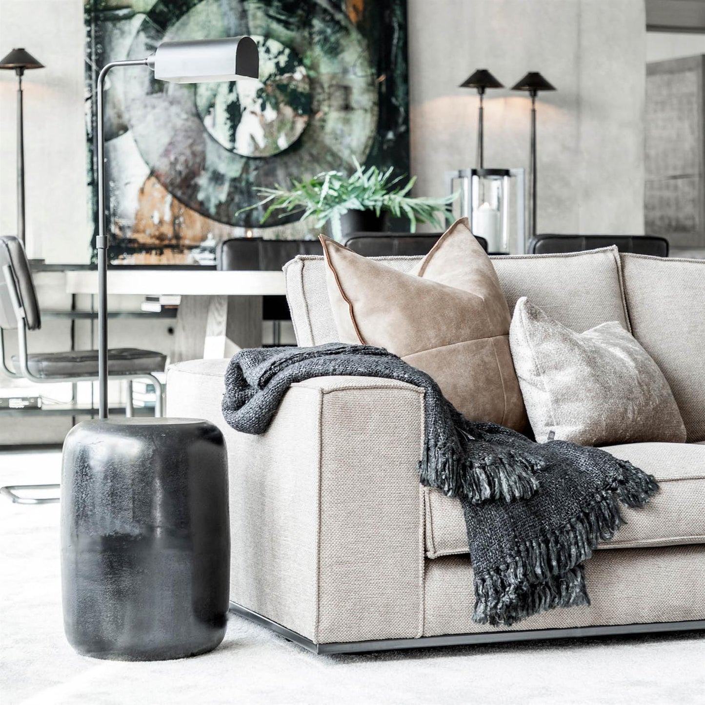 Putetrekk Buffalo liver 60x60 cm