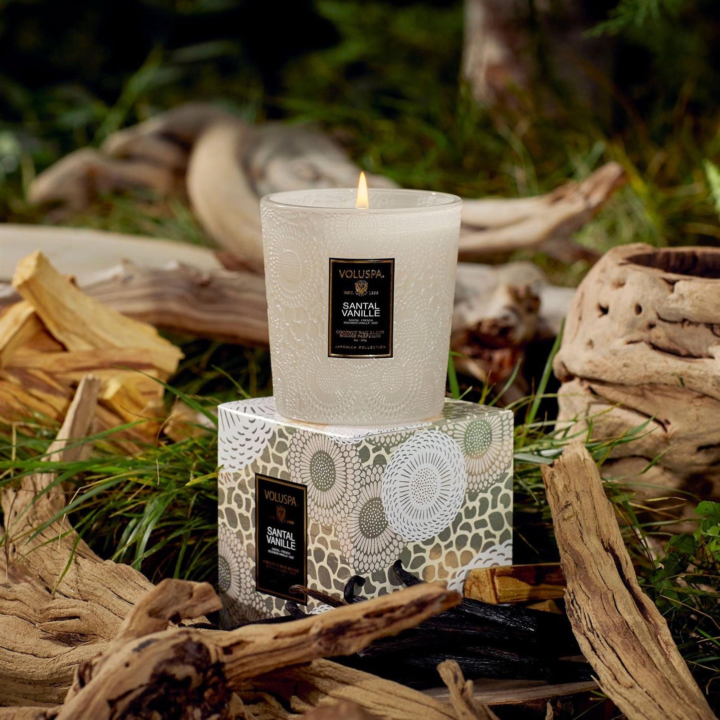 Santal Vanille Classic Boxed Candle 60 Timer