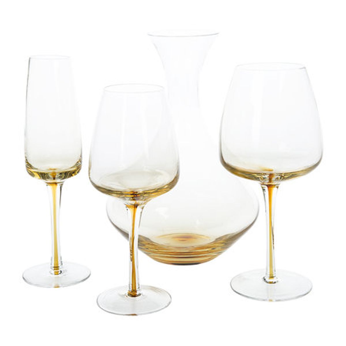 Amber vannglass 35 cl