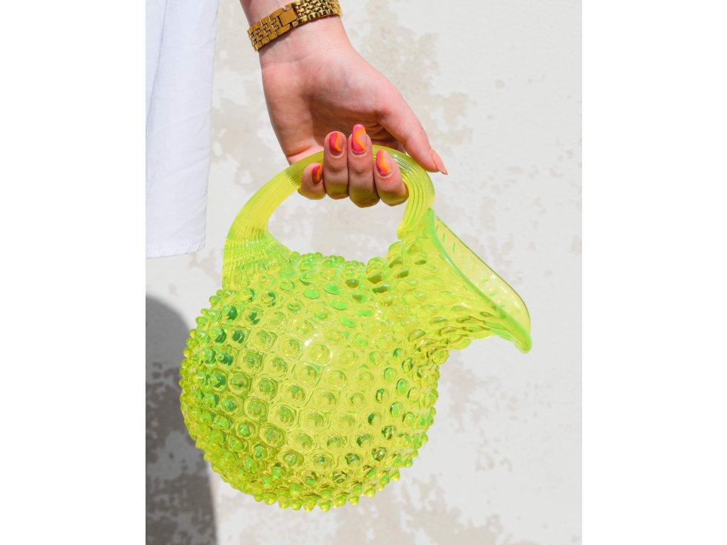 Hobnail Jug 2L Alice's Paris Lime
