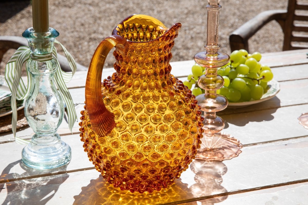 Hobnail karaffel 2L Amber