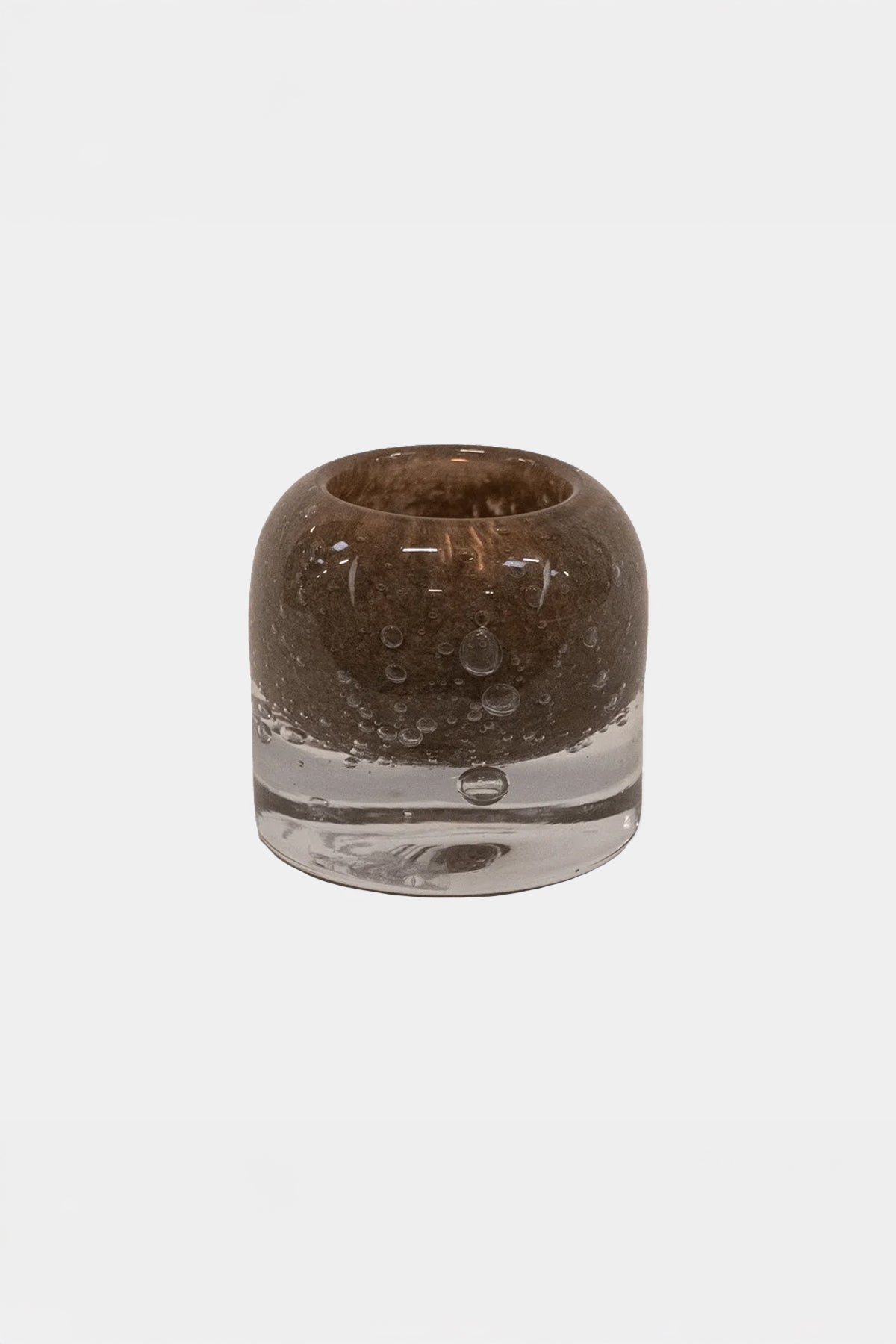 Leah telysholder taupe 7,5 cm