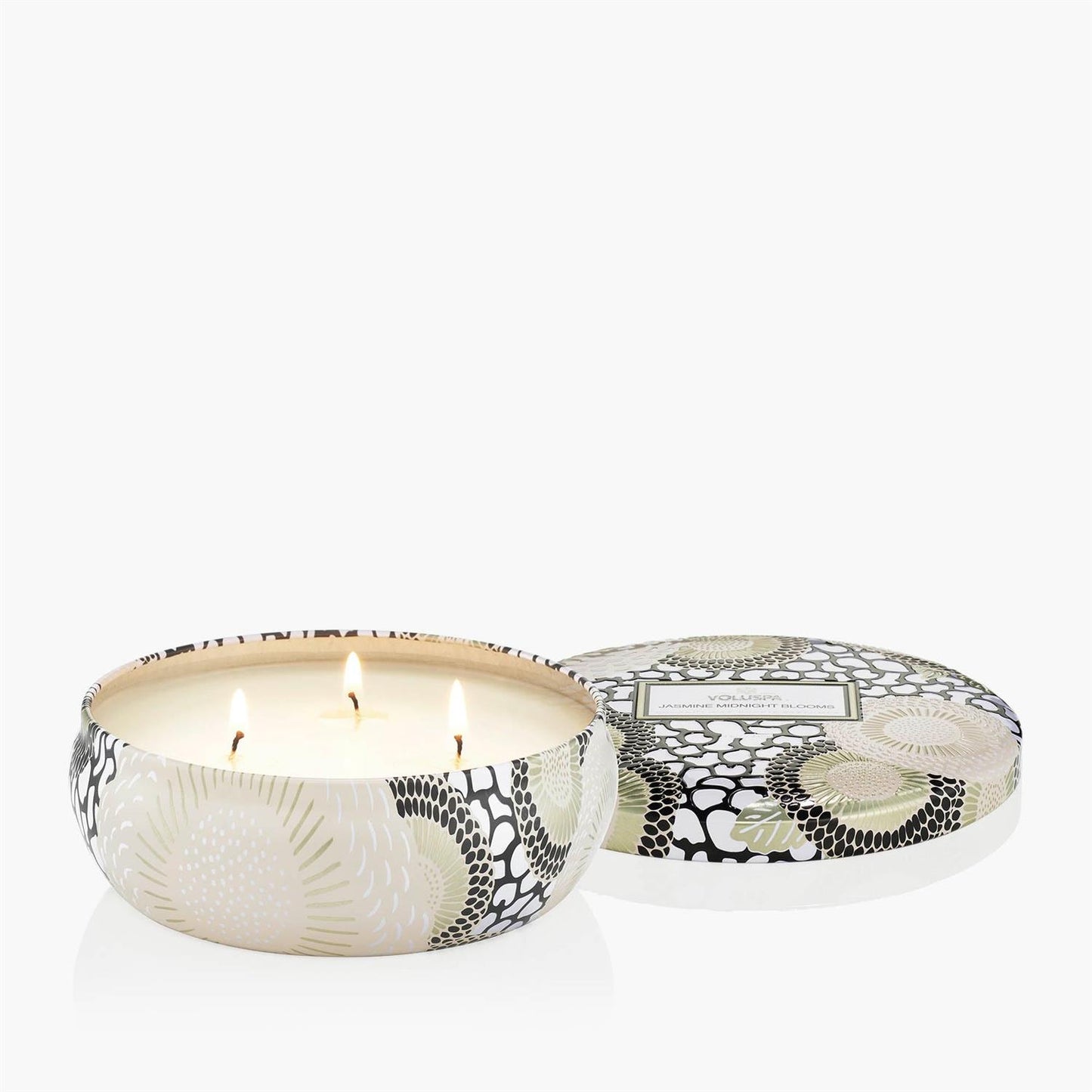 Jasmine Midnight Blooms 3 Wick Tin Candle 40 Timer