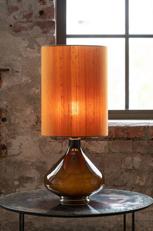 Flavia Negra bordlampe Seda Cobre 70 cm