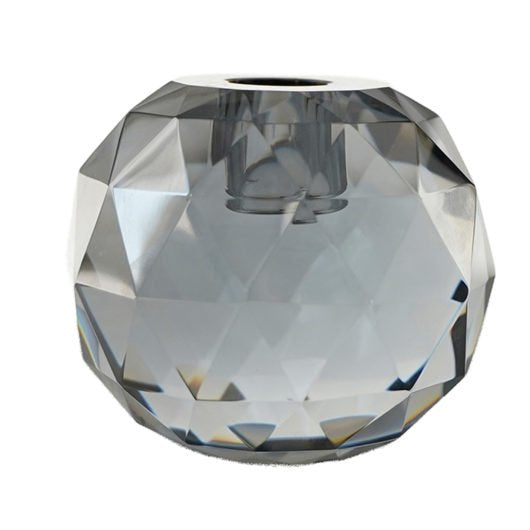 Vera lysestake koksgrå 9,5x8 cm