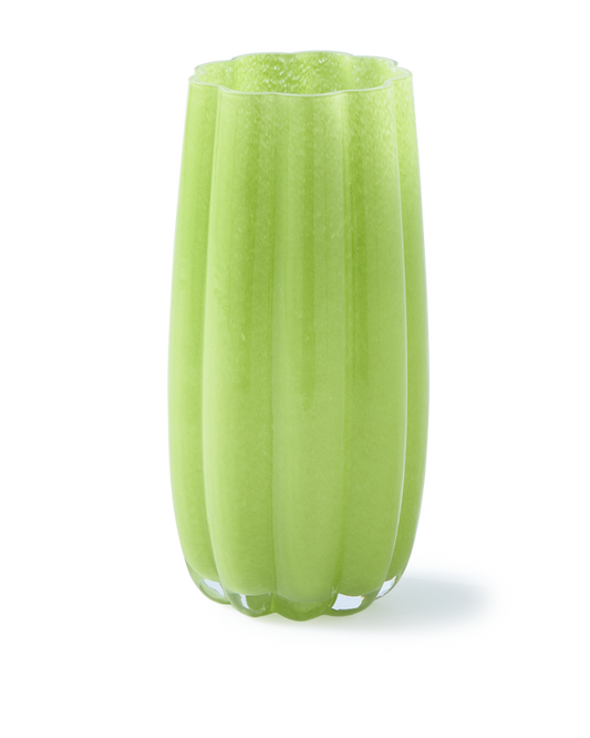 Melon vase green M
