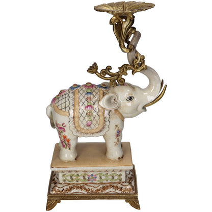 Lysestake med elefant