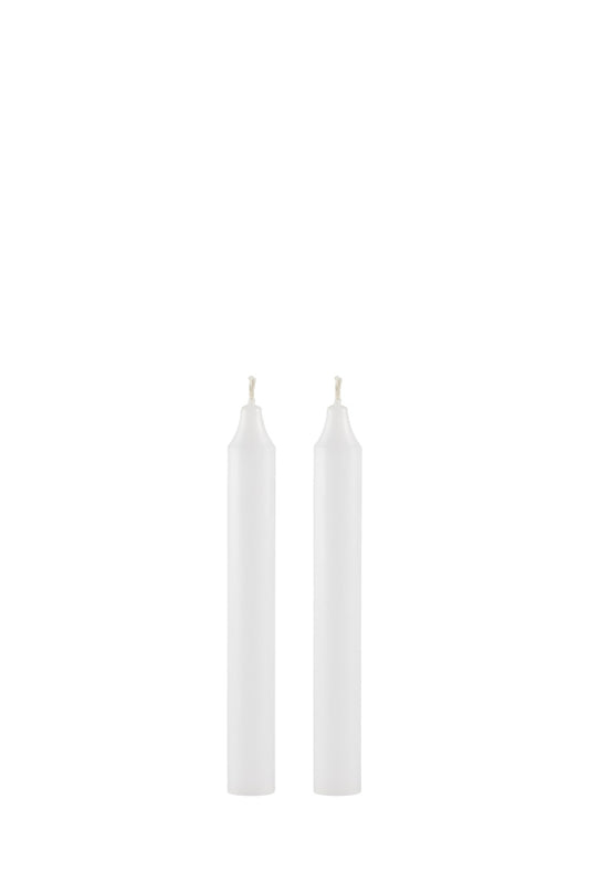 Kronelys hvit 2,2x18cm