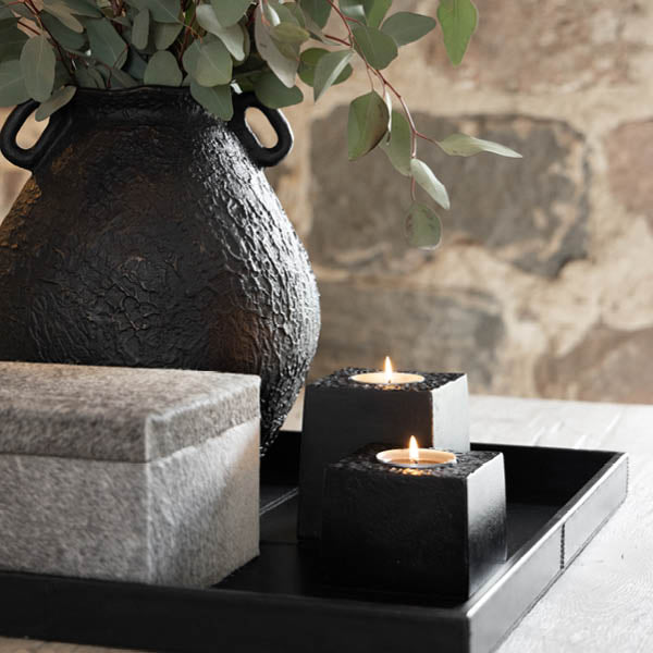 Telysholder antique bronze L