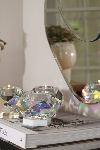 Glam Candle Clear White
