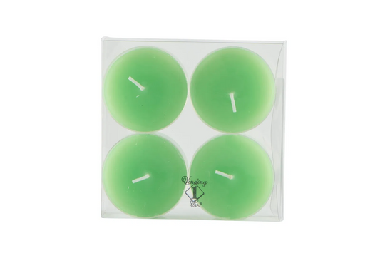 Store telys Lime 4 stk
