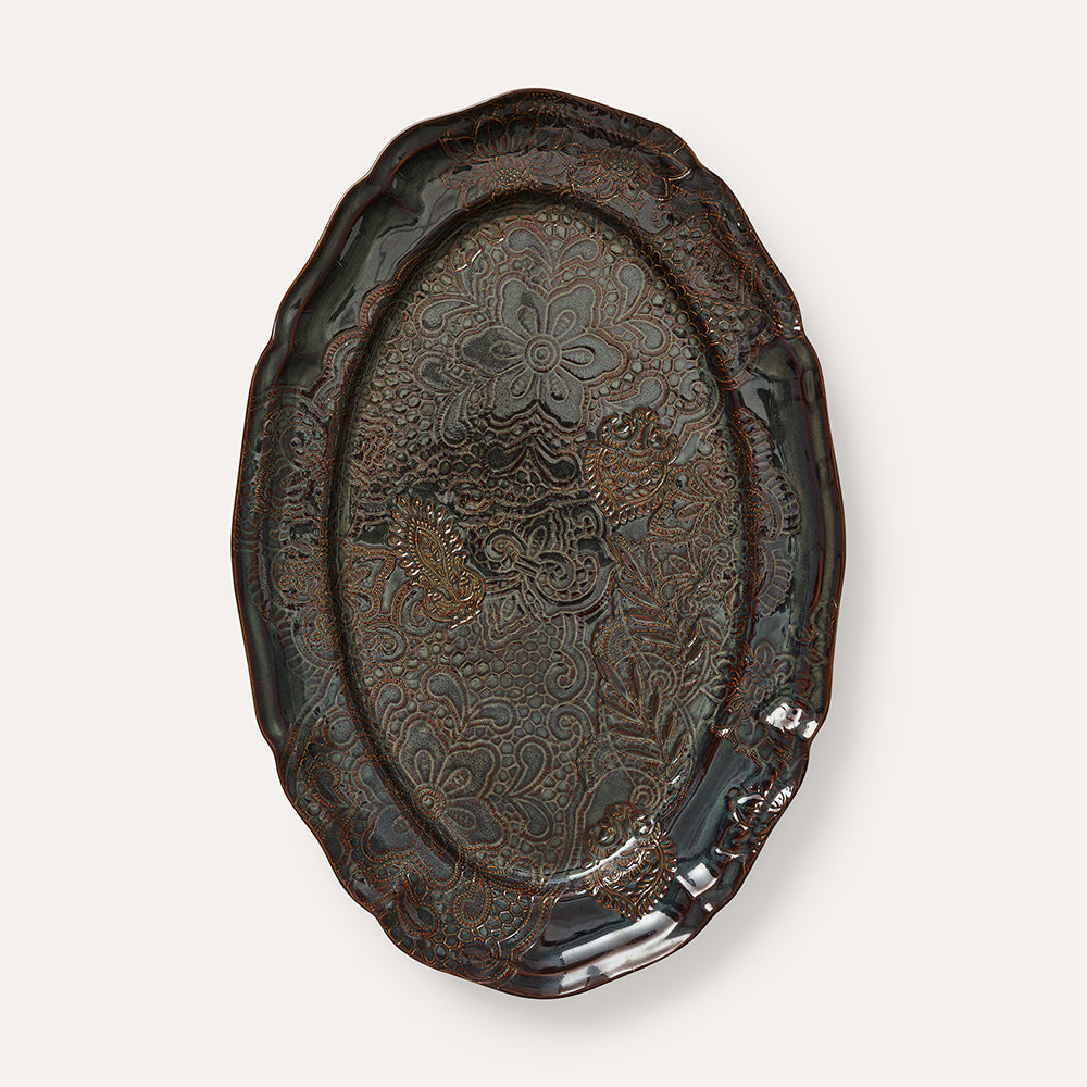 Serveringsfat ovalt 49x32 cm Fig