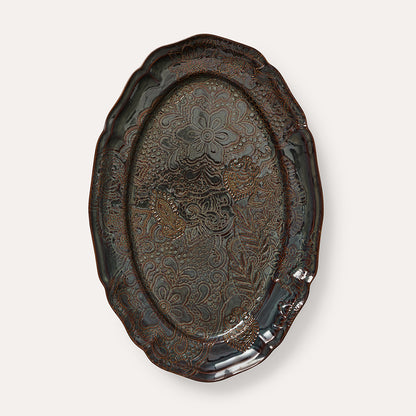 Serveringsfat ovalt 49x32 cm Fig