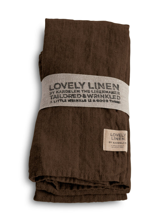 Serviett Lovely - Chocolate