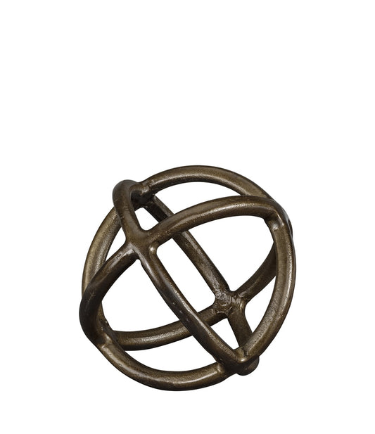 Carlo skulptur Ø16 cm messing