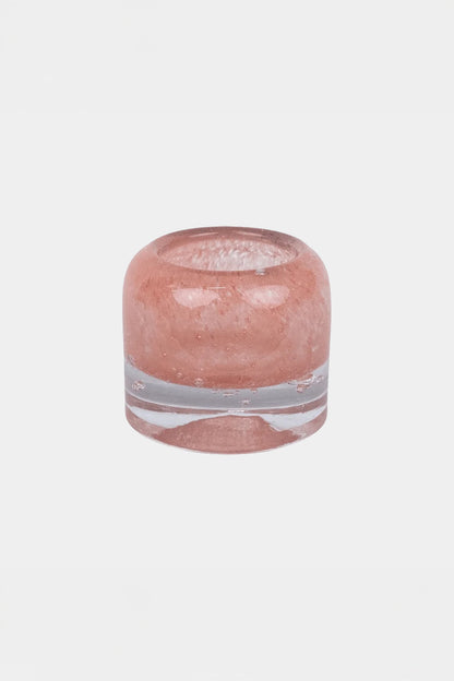 Leah telysholder korall 7,5 cm