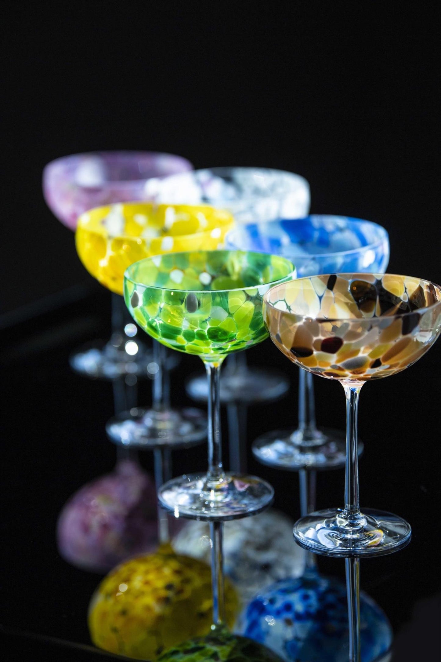 Swirl Champagneglass brun 22 cl