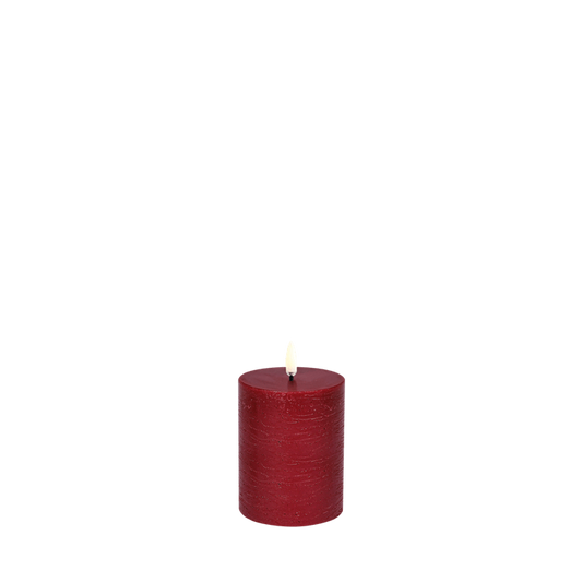 LED kubbelys Carmine red 7,8x10 cm