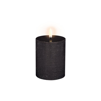LED kubbelys Forest black rustic 7,8x10,1 cm
