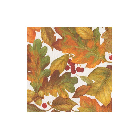 Serviett kaffe Autumn leaves