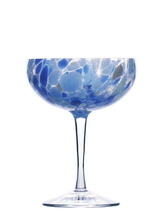 Swirl Champagneglass blå 22 cl