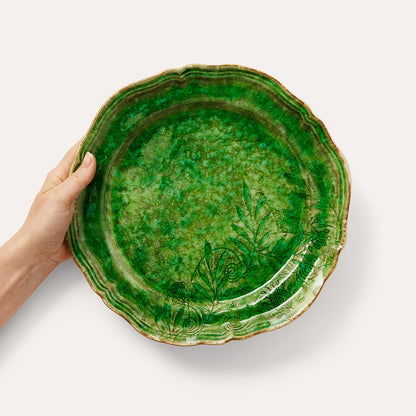 Tallerken 28 cm Seaweed
