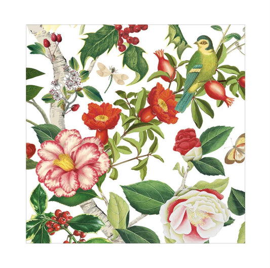 Serviett lunch Christmas  chinoiserie white