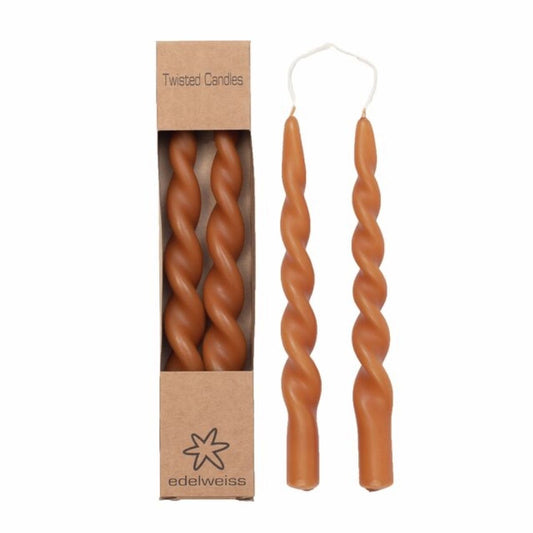 Twisted Candles Ginger 2 stk