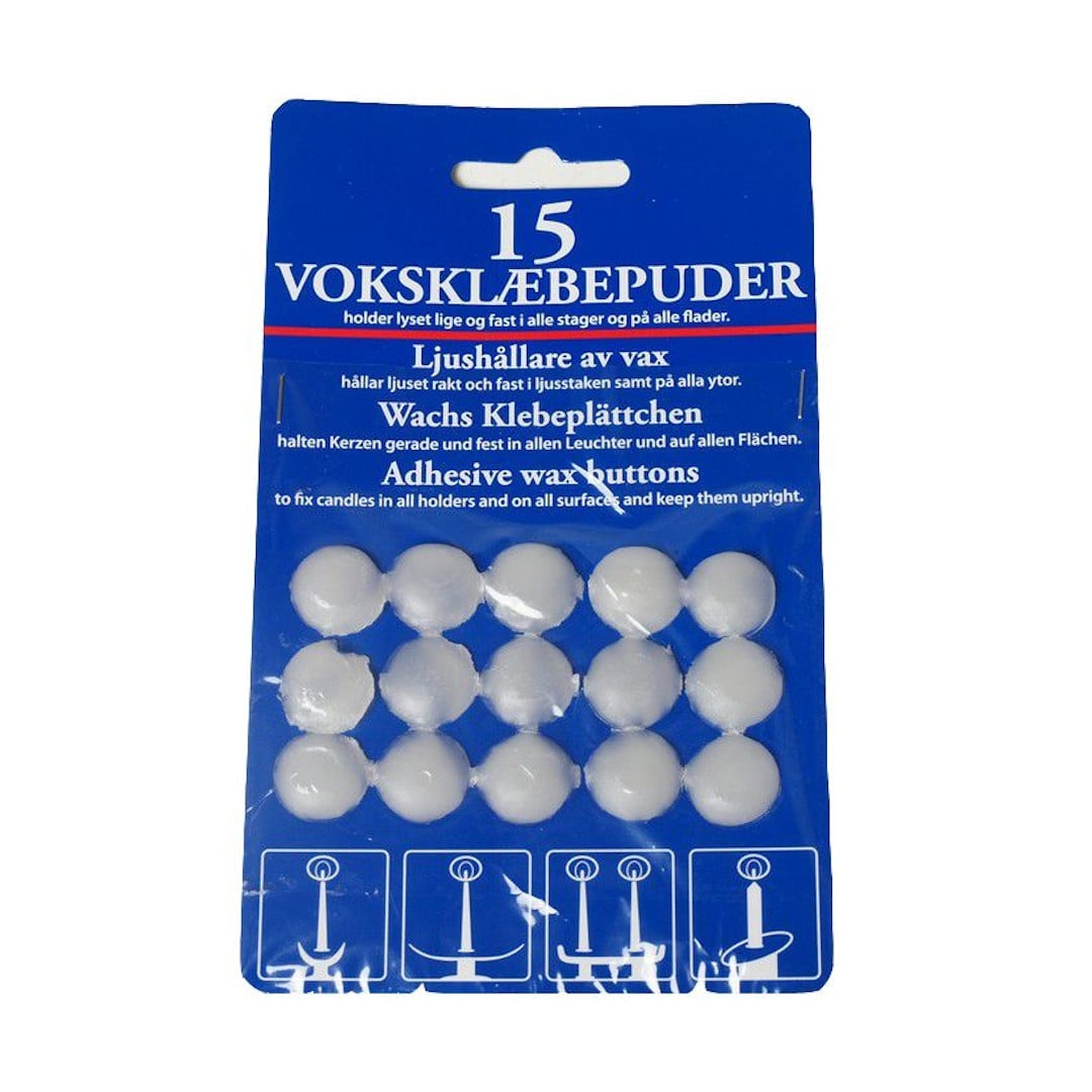 Voks klebeputer 15stk