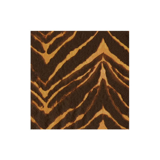 Serviett lunch wild kingdom brown
