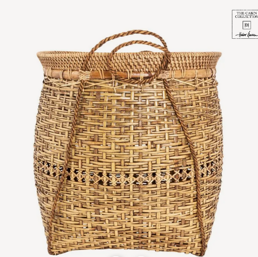 Kurv Colmar i rattan H39 cm