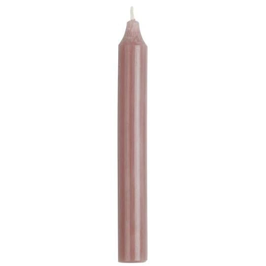 Kronelys gammelrosa 18 cm