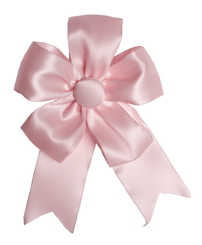 Wired Ribbon Bow rosa