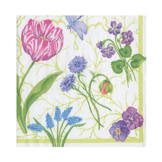 Serviett lunch Floral Majolica