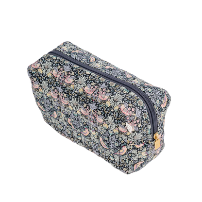 Pouch Square Liberty Strawberry Thief Black