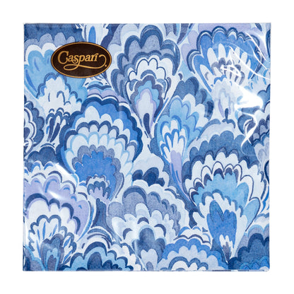 Serviett kaffe Marbled ceramica indigo