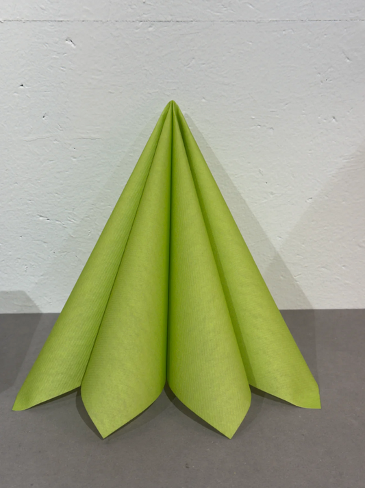 Middagserviett textile touch lime