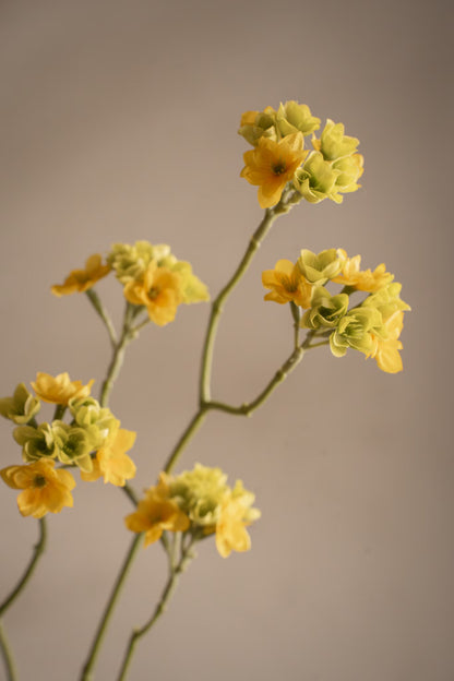 Blomsterkvist gul 80 cm