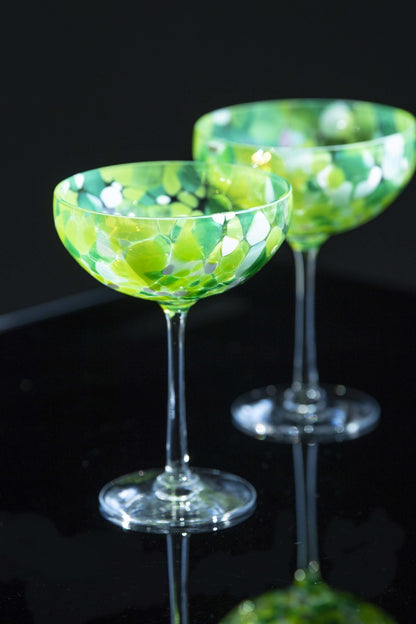Swirl Champagneglass grønn 22 cl