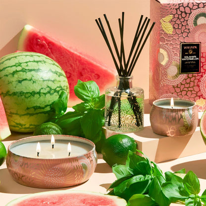 Kalahari Watermelon 3 Wick Tin Candle 40 Timer