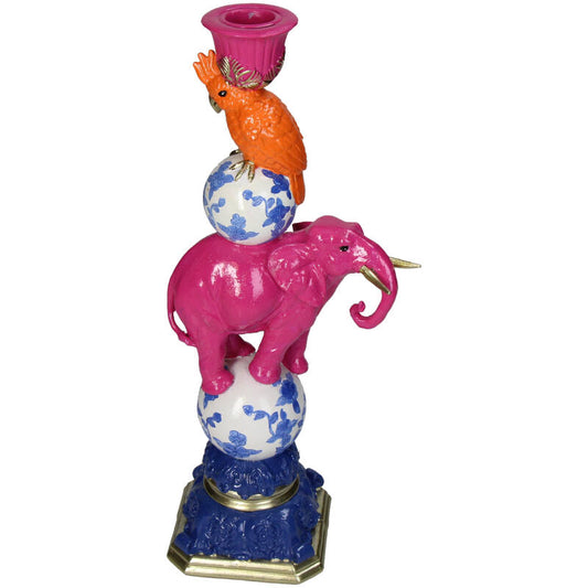 Lysestake elefant fuchsia