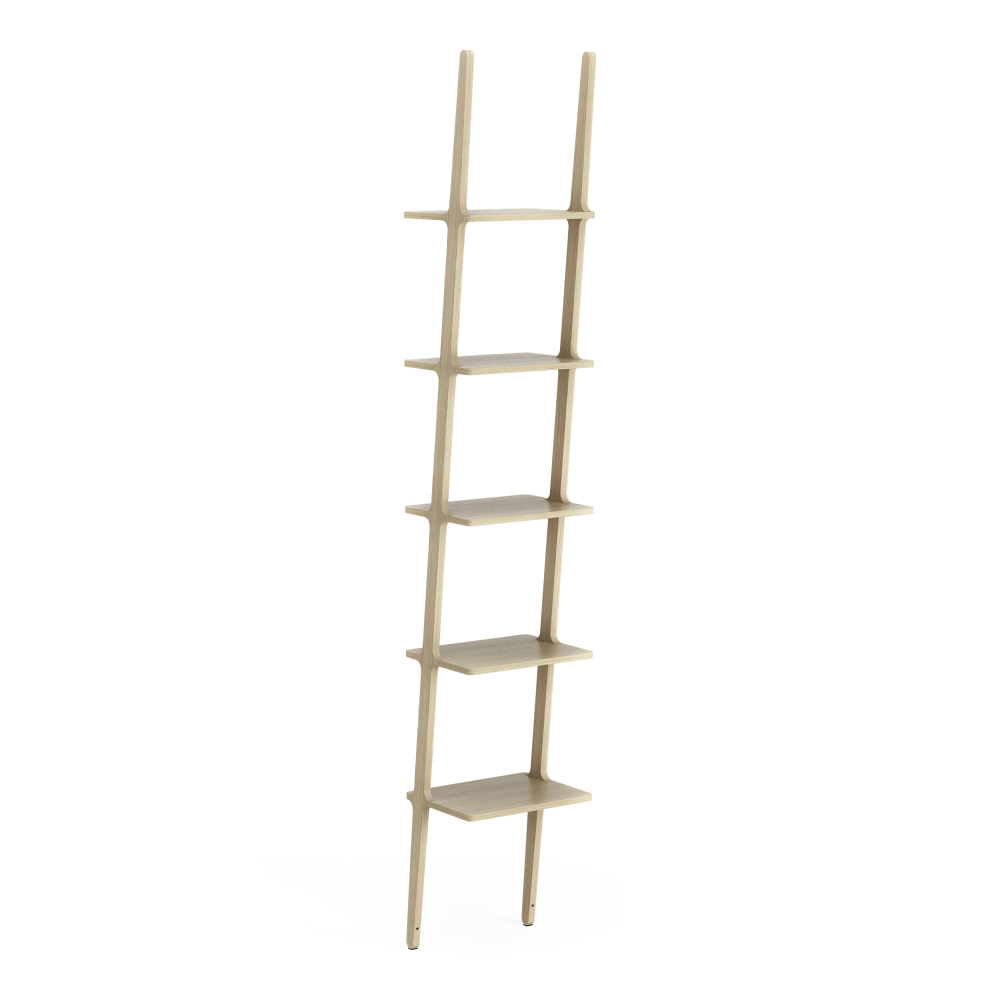 Libri 5 hyller Eik Natur