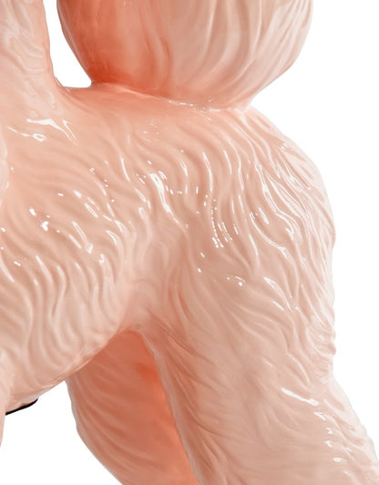 Bordlampe rosa puddel
