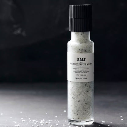 Salt parmesan og basilikum 320 gram